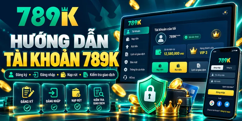 Hướng dẫn tài khoản và kiểm tra giao dịch 789K